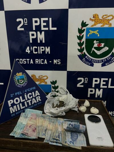 Imagem da notícia Mulher é presa em bar de Costa Rica por tráfico de drogas após denúncias